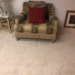 Extra Large Chair with Ottoman 