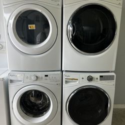 SETS DE LAVADORA Y SECADORA 27”  MARCA WHIRLPOOL 