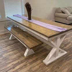 Custom Designed Farmhouse Dining Tables.