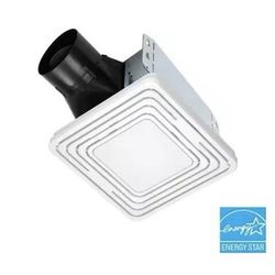 Broan NuTone 80 CFM Ceiling Bathroom Exhaust Fan with Light, BENL8
