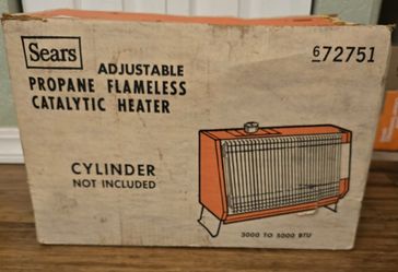 Vintage SEARS PROPANE Catalytic Heater