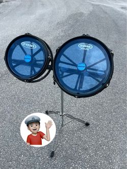 🔥 ROTO TOMS W/STAND DRUM SET DRUMS