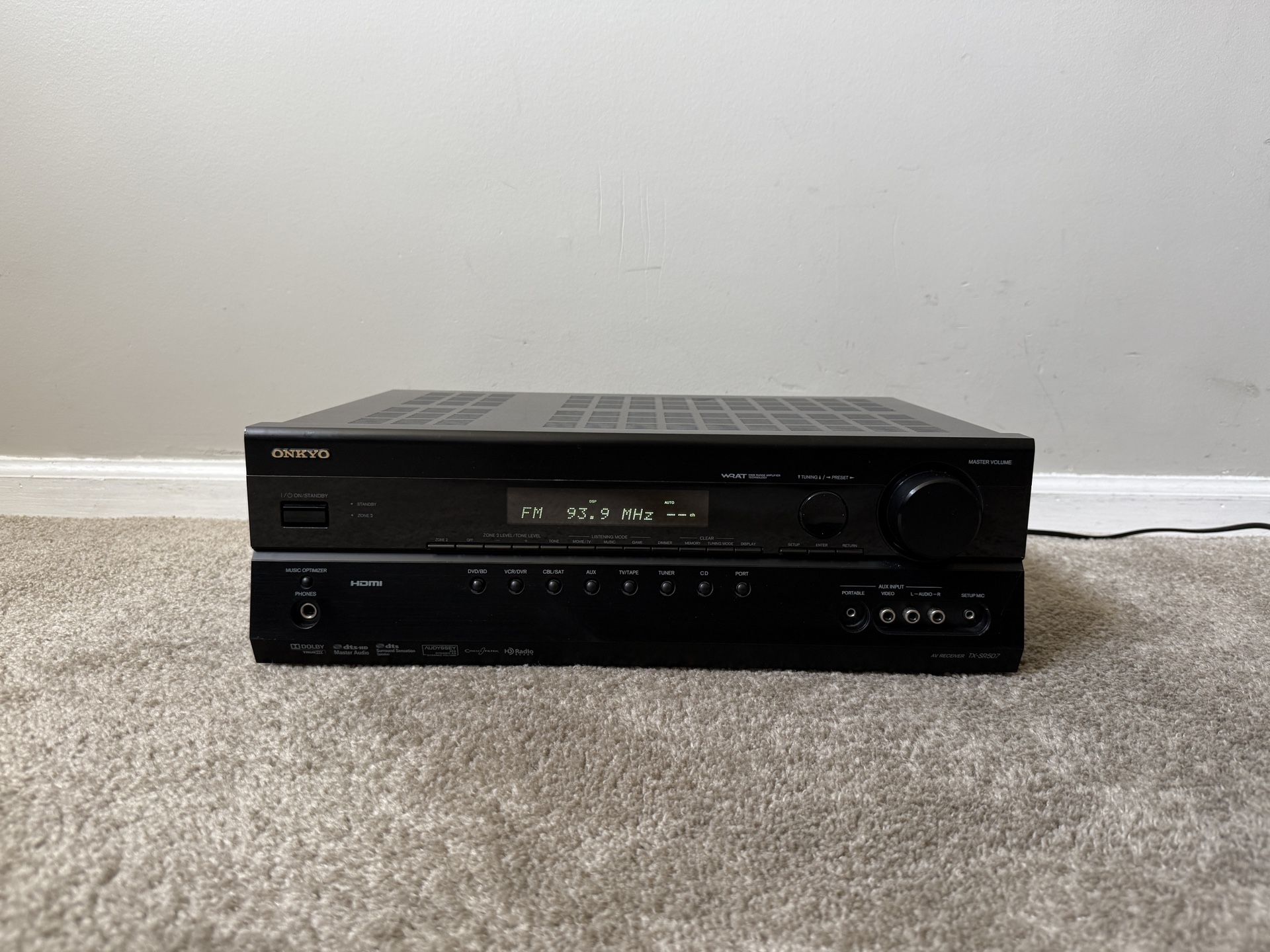 Onkyo TX-SR507 5.1 Home Theater Surround Receiver