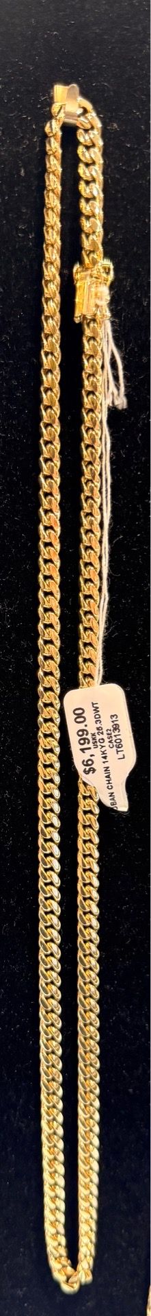 Solid gold chain