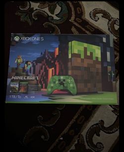 Xbox One S Minecraft Limited Edition 1TB Gaming Console With HDMI Cable