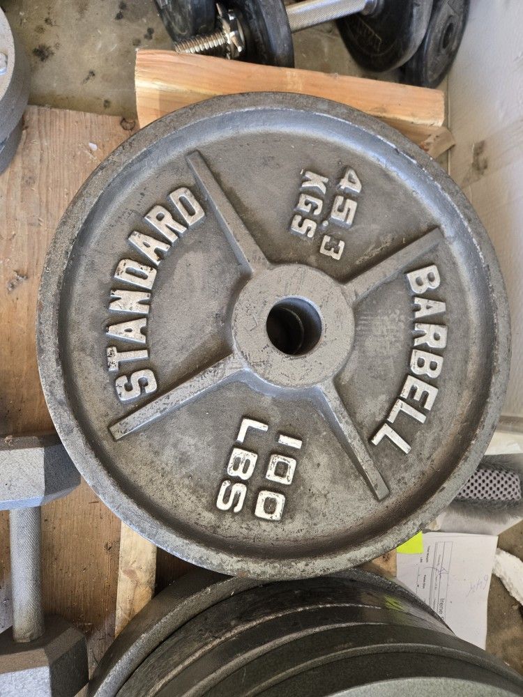 100 Pound Barbell Plates