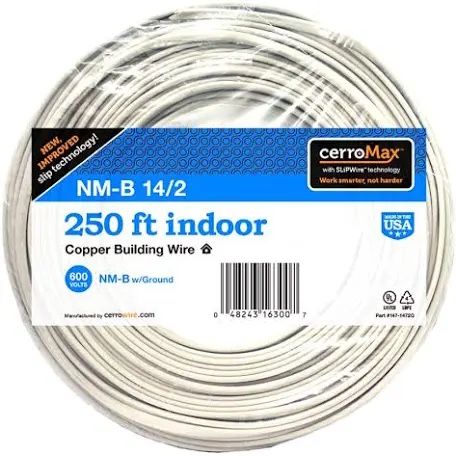 2 Wires 250 Ft 14/2 For 100 