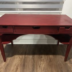 Red Wood Desk