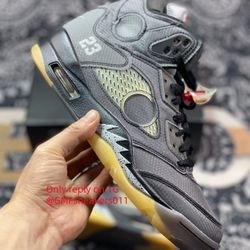 Off-White x Air Jordan 5 Retro SP 'Muslin'