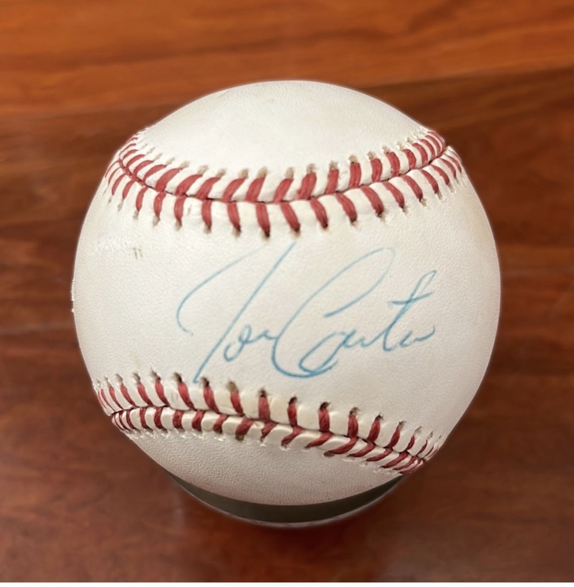 Joe Carter Signed Autographed Baseball Toronto Blue Jays NL MLB