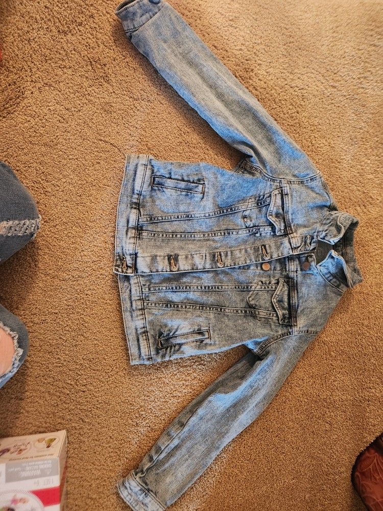 Girls Jean Jacket-size 7/8
