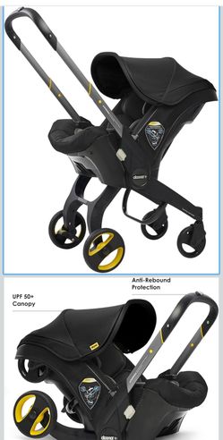 Doona Car Seat & Stroller, Nitro Black - All-in-One Travel System