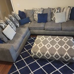 Grey Semi- Sectional 