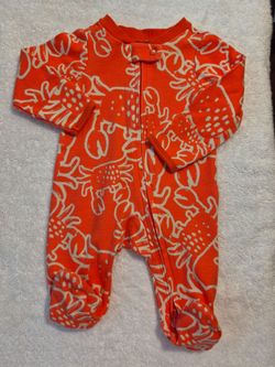 NEW! Baby Boy, Footed Sleeper, Newborn