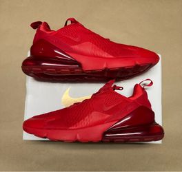 Nike Air Max 270 University Red Men’s size 12 running shoes Rare!
