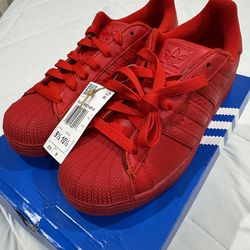 Adidas Superstar Red Size 9.5
