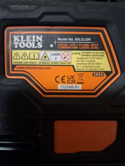 Klein Tools Laser Level 93LCLGR