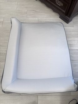 Large Dog Bed with Raised Bolster Sides