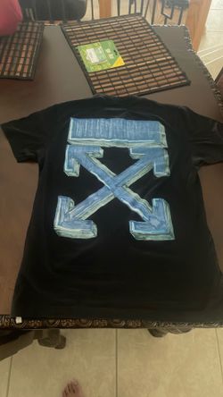 off white t shirt (used) medium