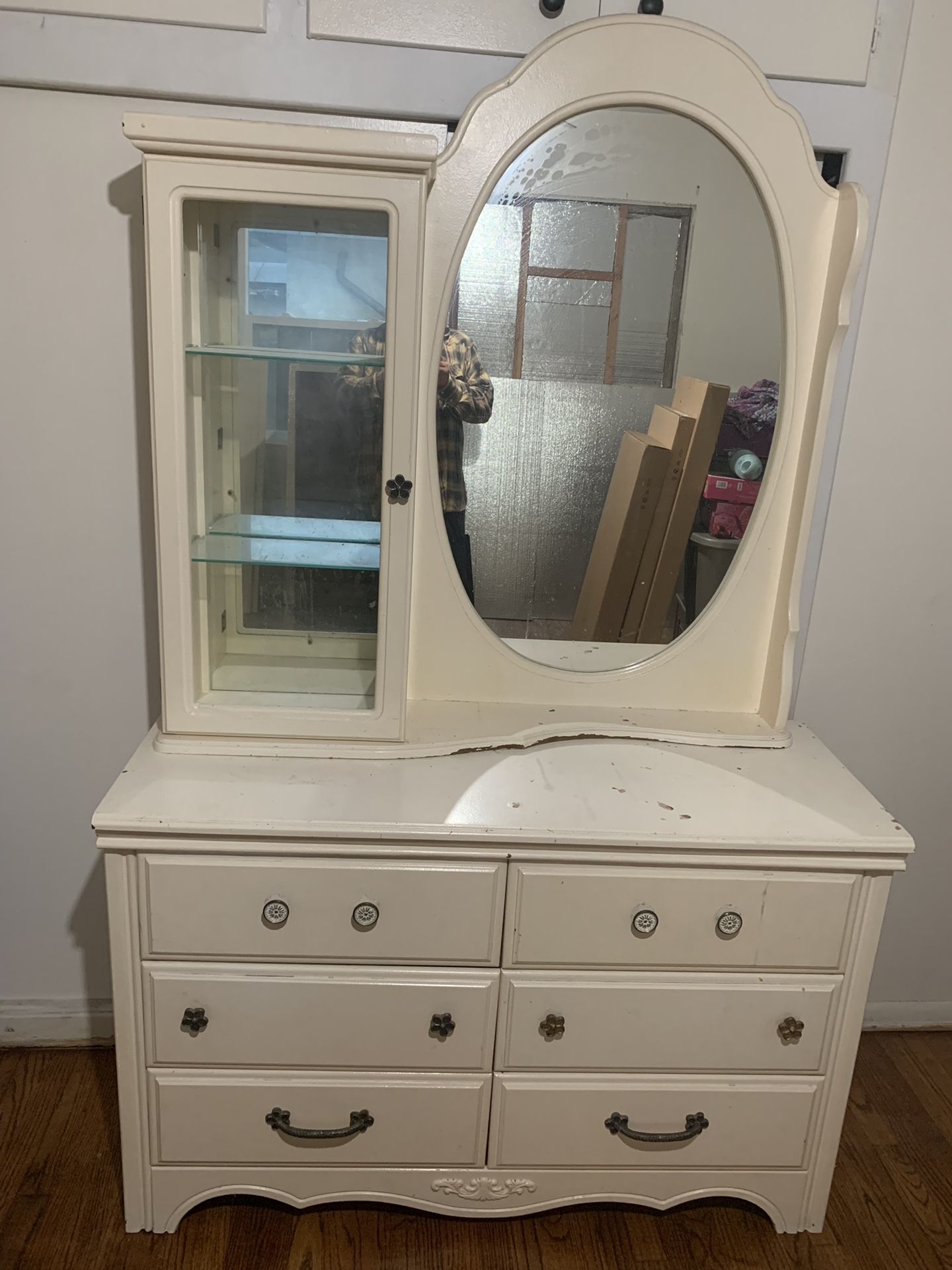 Vintage antique dresser vanity