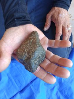 Raw Natural Dark Stone Rock Specimen