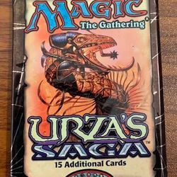 Magic The Gathering Urzas Saga Sealed Booster Pack,$200.