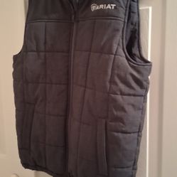 Ariat Gray Insulated  Vest
