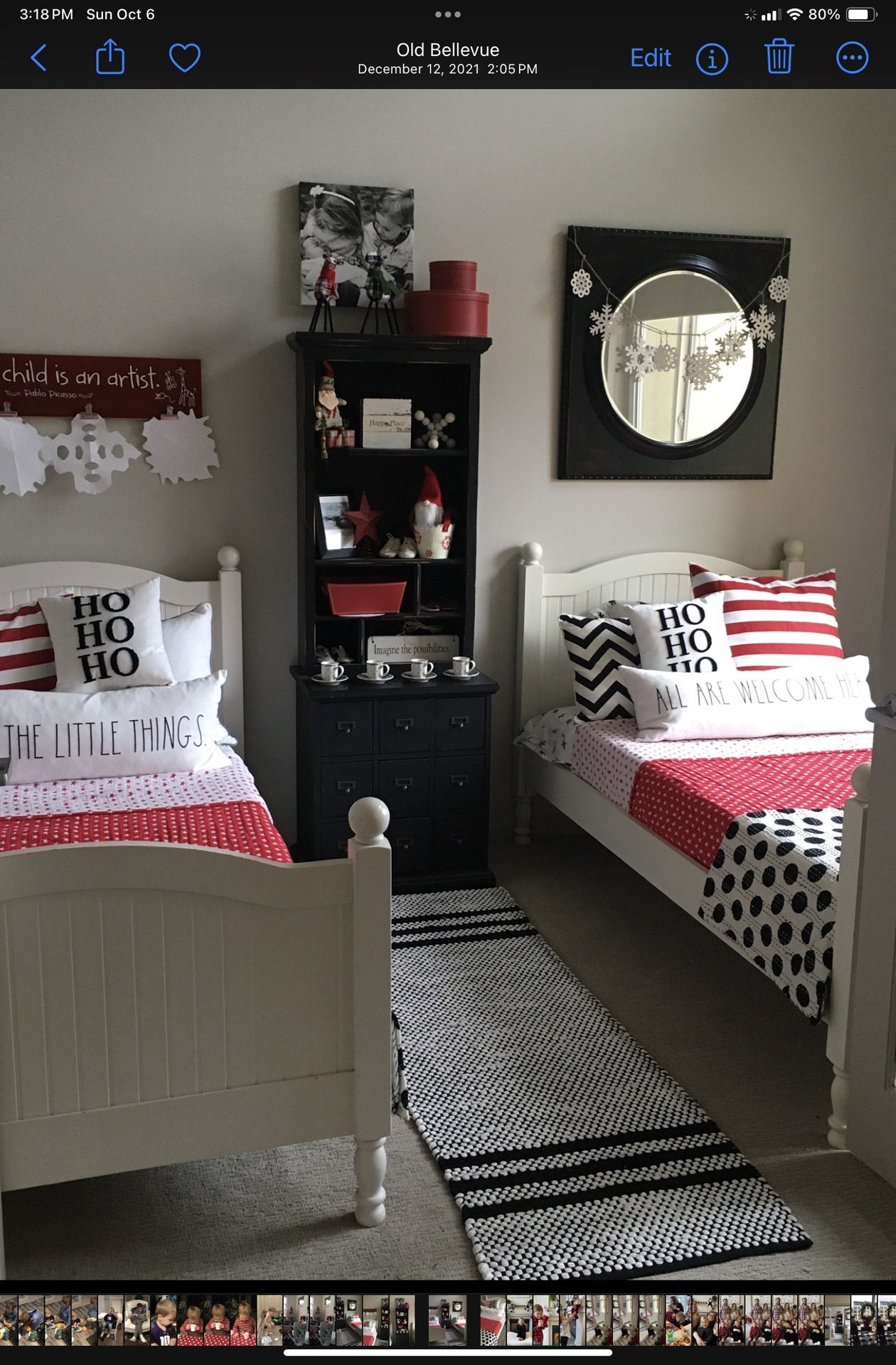 Pottery Barn Catalina Twin Beds - White - Set Of 2