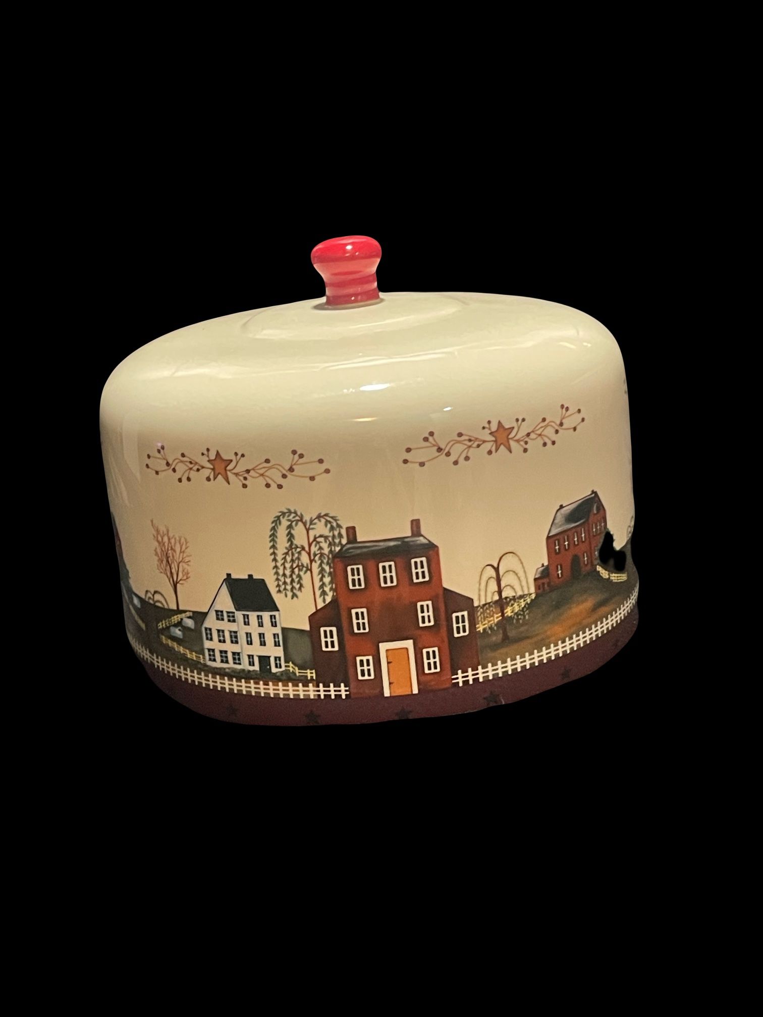 Villeroy & Boch Naif Christmas cake dome cover
