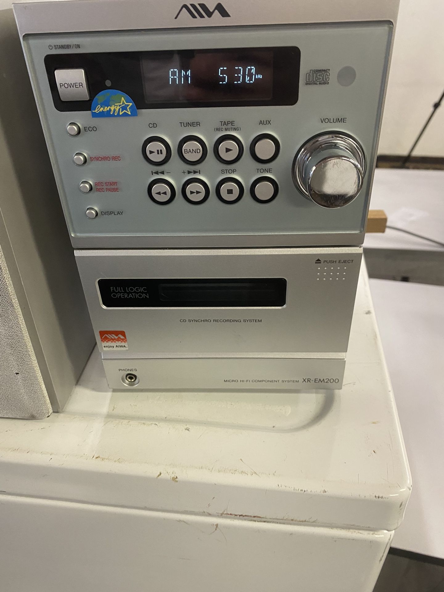 Cd And Tape Player With Speaker