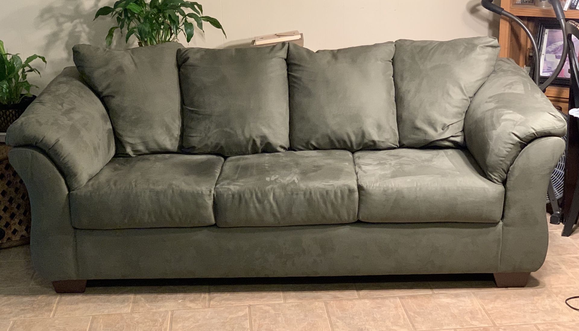 Ashley Furniture Sage Green Couch