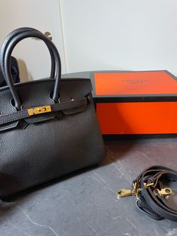 Hermes Birkin 25 Black Good condition full set