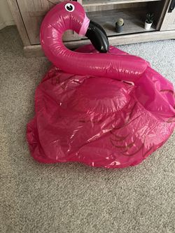 Blow Up Pool Pink Float Flamingo