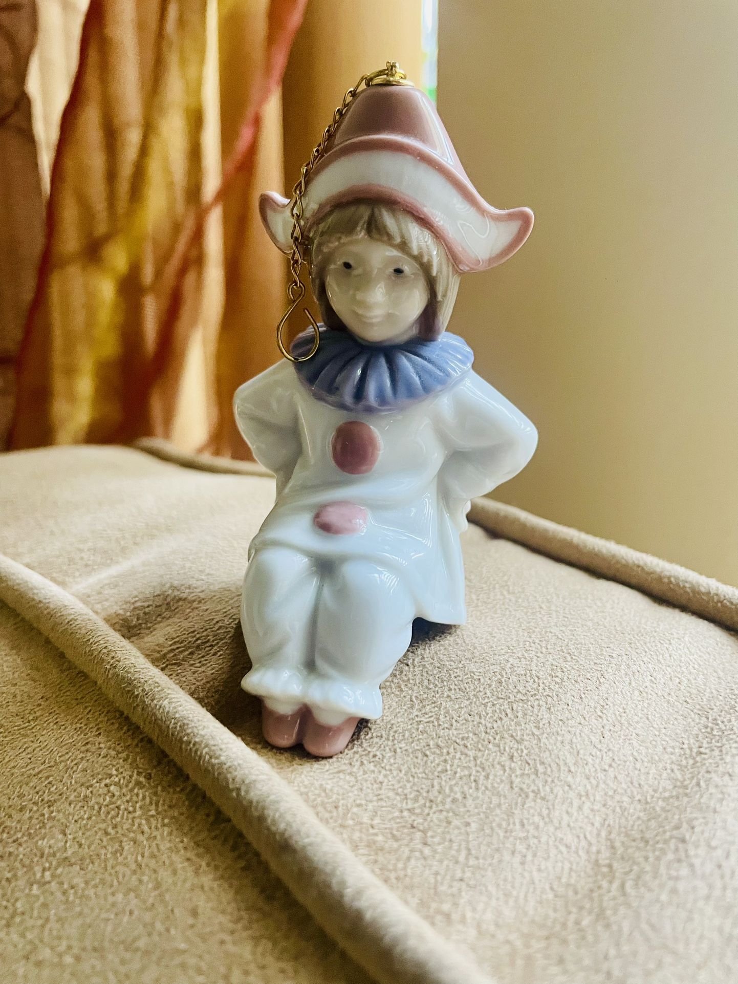 Lladro Little harlequin Santa’s Workshop Collection