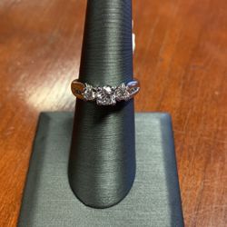 14K White Gold Ring