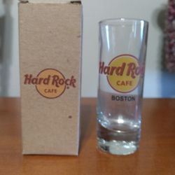 Hard Rock Cafe Boston Logo 4 Inch Shot Glass