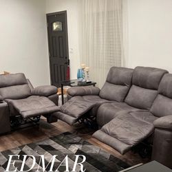 Brand New 💥 Living Room Power Reclining Sectional Sofa Color Options// 💥 Only $39 Down Payment with Financing 💥 No Needed Credit Check
