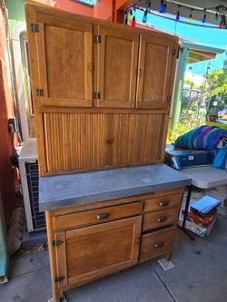 Antique oak piece