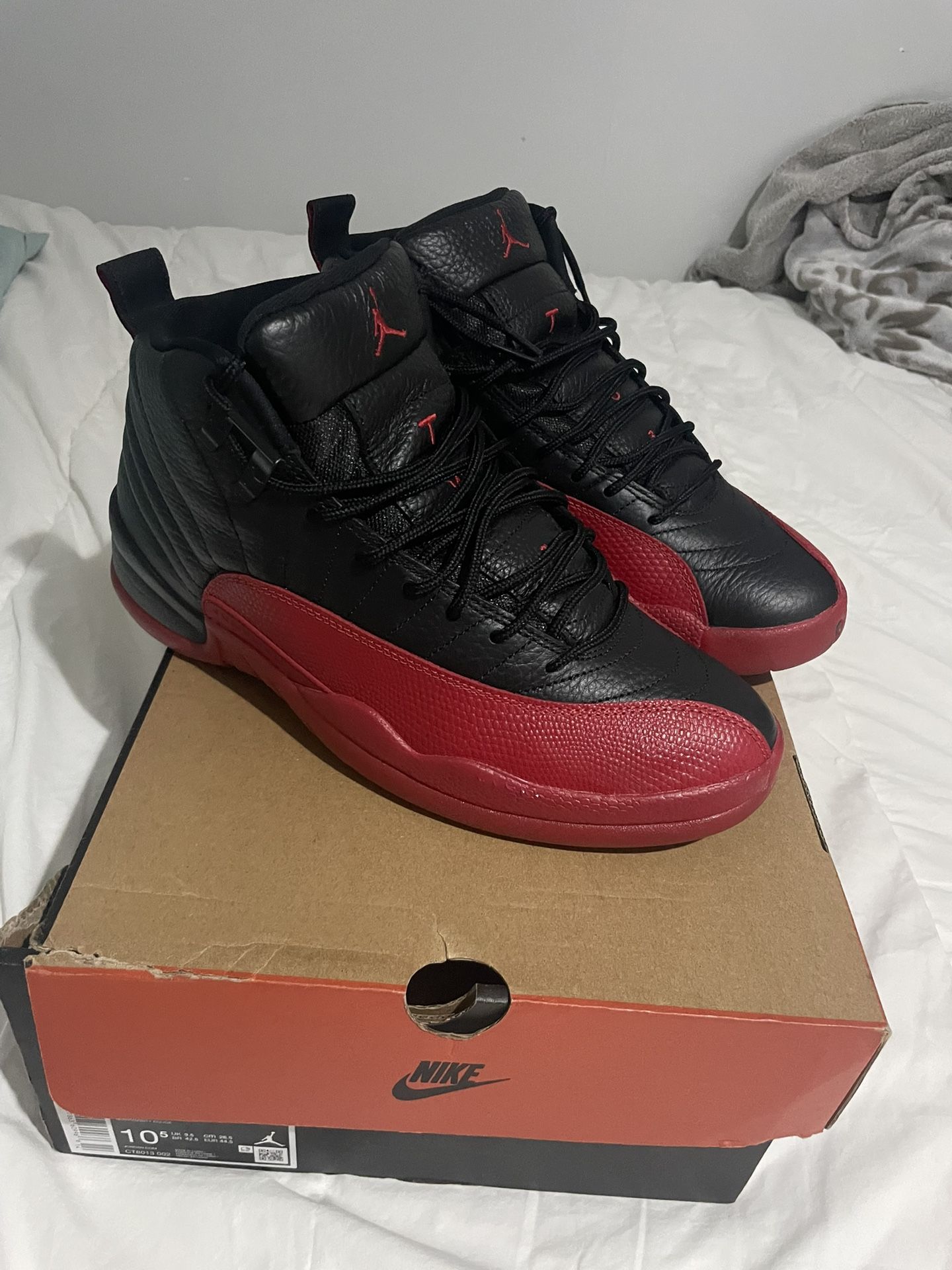 Jordan 12 Flu Game 2025 Size 10.5