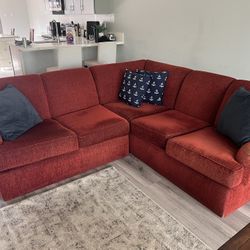 Red Couch (FREE) Need Out By End Of Day