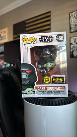Dark trooper with Grogu Funko pop