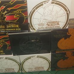 Pokémon ETB Sealed Boxes!!! 8 Boxes