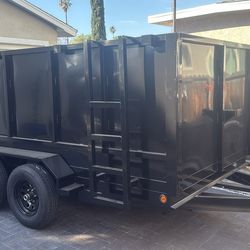 New hydraulic dump trailer