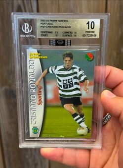 Cristiano Ronaldo 2002-3 Panini Mega Craques Rookie
