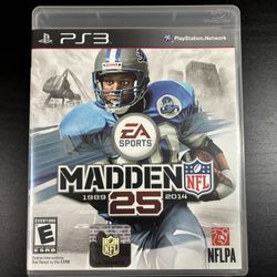 Madden 25 for PlayStation 3 PS3