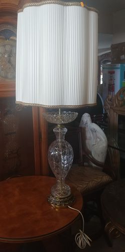 Gorgeous Vintage Crystal Table Lamp
