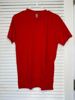American Apparel Shirt Mens Medium 50/50 Short Sleeve Crewneck Made USA