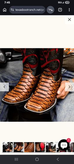 Botas Nuevas Estilo Piton