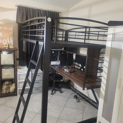 Loft Bunk Bed Full With Desk