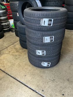 255 45 19 continental procontac Tesla tires with foam